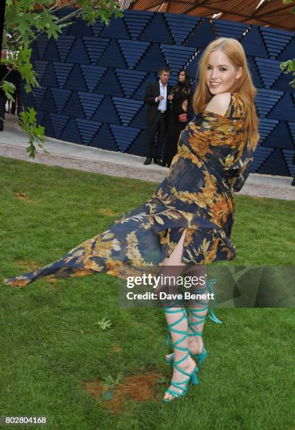 Ellie Bamber attends The Serpentine Galleries Summer Party co-hosted by Chanel at The Serpentine Gallery on June 28, 2017 in London, England.