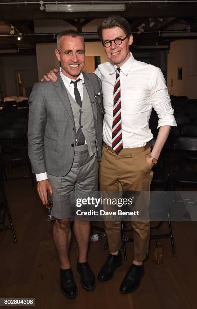 Thom Browne and Andrew Bolton attend The Art Of Curating Fashion with Andrew Bolton presented by Sarabande: The Lee Alexander McQueen Foundation on...