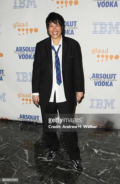 Contestant on Top Chef season 3 Josie Smith-Malave attends the 19th Annual GLAAD Media Awards at the Marriott Marquis on March 17, 2008 in New York...