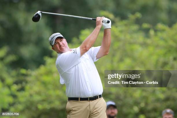 June 25: Boo Weekley in action during the fourth round of the Travelers Championship Tournament at the TPC River Highlands Golf Course on June 25th,...