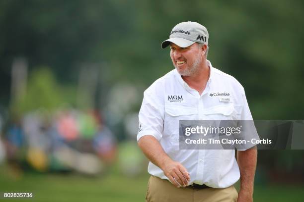 June 25: Boo Weekley in action during the fourth round of the Travelers Championship Tournament at the TPC River Highlands Golf Course on June 25th,...