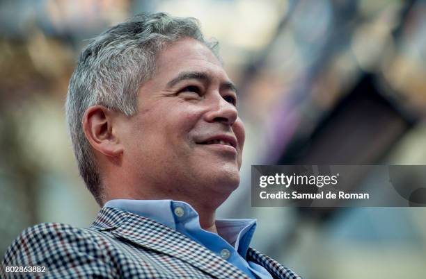 Boris Izaguirre during the opening speech at the Madrid World Pride 2017 on June 28, 2017 in Madrid, Spain.