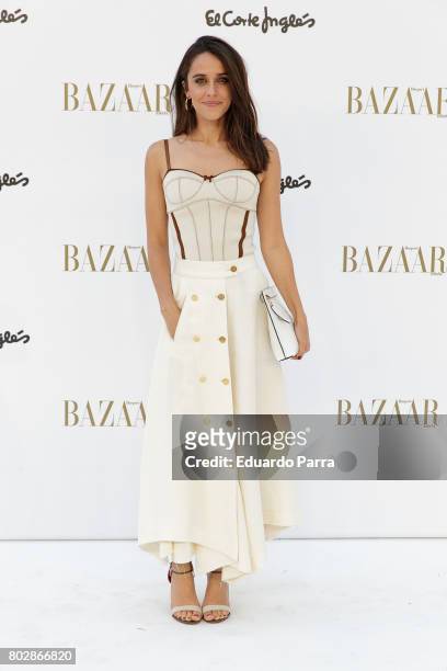 Actress Macarena Garcia attends the 'Harper's Bazaar summer party' photocall at Casa de Velazquez on June 28, 2017 in Madrid, Spain.