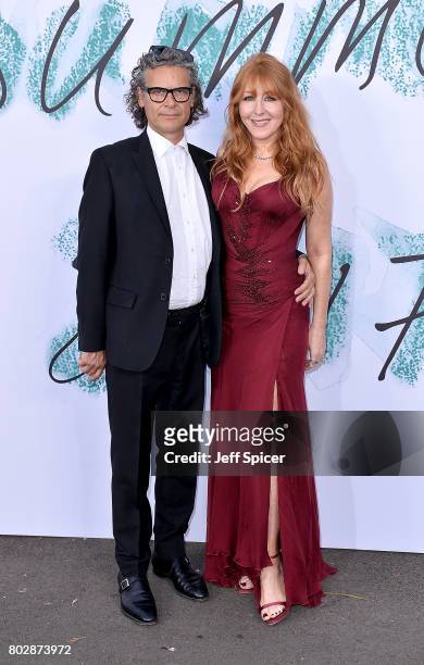 George Waud and Charlotte Tilbury attend The Serpentine Galleries Summer Party at The Serpentine Gallery on June 28, 2017 in London, England.