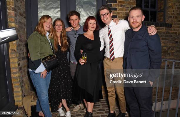 Sarah Burton, Hannah Bagshawe, Eddie Redmayne, Trino Verkade, Andrew Bolton and Craig Green attend The Art Of Curating Fashion with Andrew Bolton...