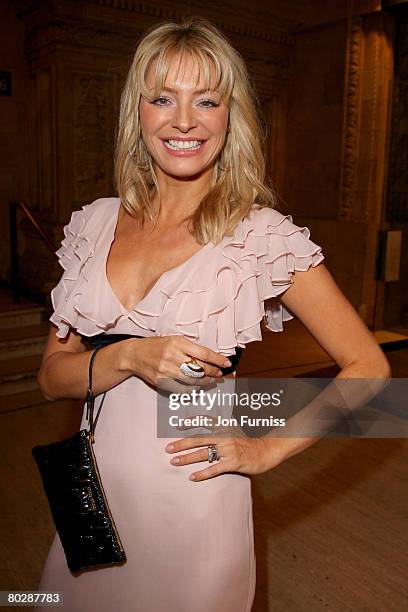 Tess Daly attends the National Television Awards 2007 held at the Royal Albert Hall on October 31, 2007 in London, England.