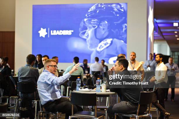General atmosphere of the Leaders Sport Performance Summit at Soldier Field on June 28, 2017 in Chicago, Illinois.