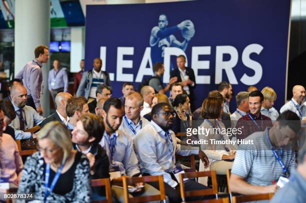 General atmosphere of the Leaders Sport Performance Summit at Soldier Field on June 28, 2017 in Chicago, Illinois.