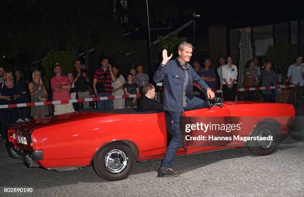 Actor Goetz Otto attends the 'Berlin Fallen' Premiere during Munich Film Festival 2017 at Gasteig on June 28, 2017 in Munich, Germany.