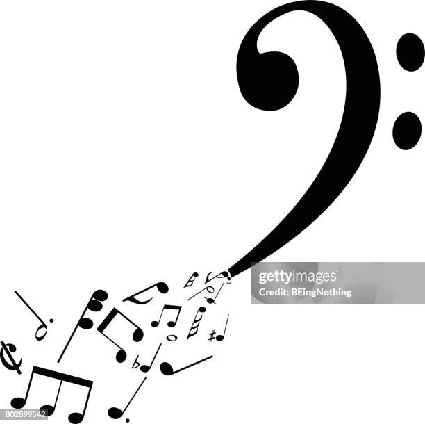 Opera Notes. Photo 413 Opera Music Notes High Res Illustrations - Getty Images