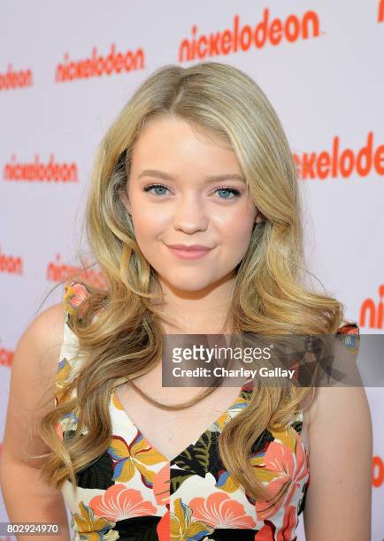 Actor Jade Pettyjohn celebrates the 100th episode of Nickelodeon's The Thundermans at Paramount Studios on June 28, 2017 in Hollywood, California.