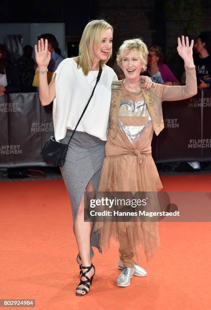 Judith Richter and Beatrice Richter attend the 'Berlin Fallen' Premiere during Munich Film Festival 2017 at Gasteig on June 28, 2017 in Munich,...