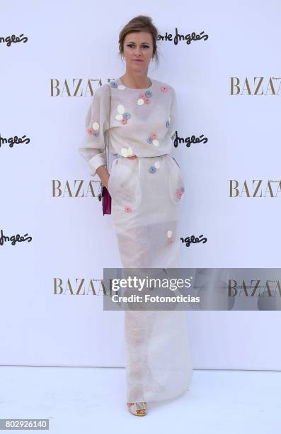 Nuria March attends Harper's Bazaar 150th anniversary party at Casa de Velazquez on June 28, 2017 in Madrid, Spain.