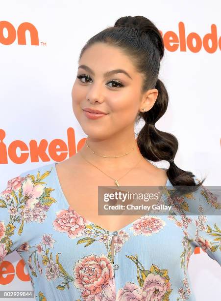 Actor Kira Kosarin celebrates the 100th episode of Nickelodeon's The Thundermans at Paramount Studios on June 28, 2017 in Hollywood, California.