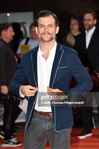 Torben Liebrecht attends the 'Berlin Falling' Premiere during Munich Film Festival 2017 at Gasteig on June 28, 2017 in Munich, Germany.