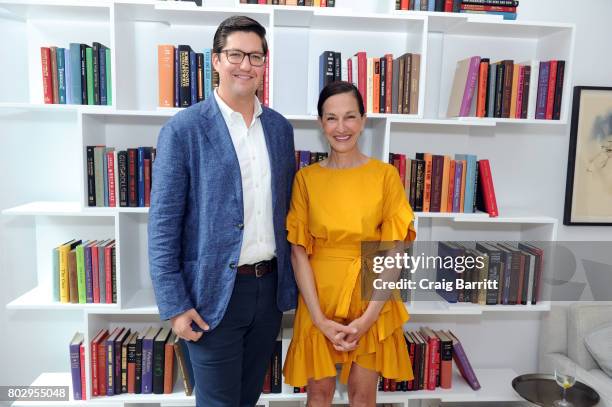 Spencer Bailey and Cynthia Rowley attend Surface Magazine presents Design Dialogues No. 37 featuring Cynthia Rowley and Shaun Osher on June 28, 2017...