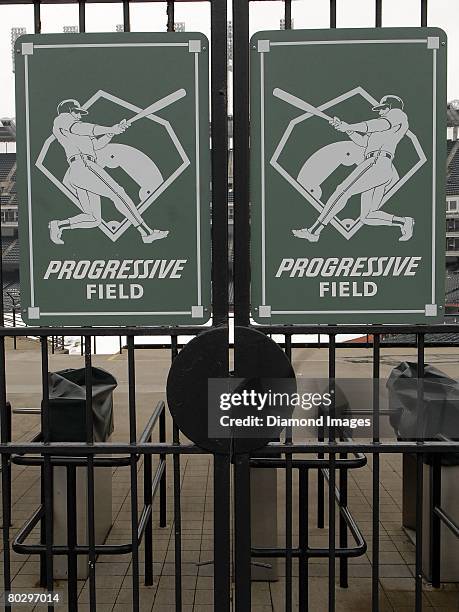 Progressive Field Gates Progressive Field Exterior Photos and Premium High Res Pictures - Getty ...