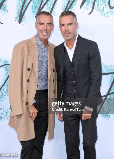 Dean Caten and Dan Caten attend The Serpentine Gallery Summer Party at The Serpentine Gallery on June 28, 2017 in London, England.