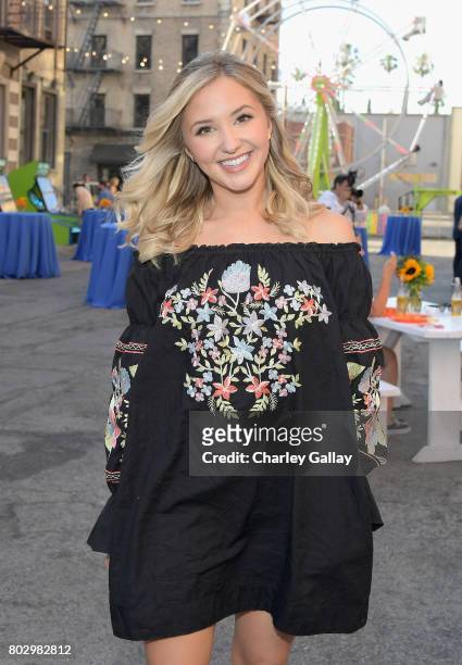Actor Audrey Whitby celebrates the 100th episode of Nickelodeon's The Thundermans at Paramount Studios on June 28, 2017 in Hollywood, California.