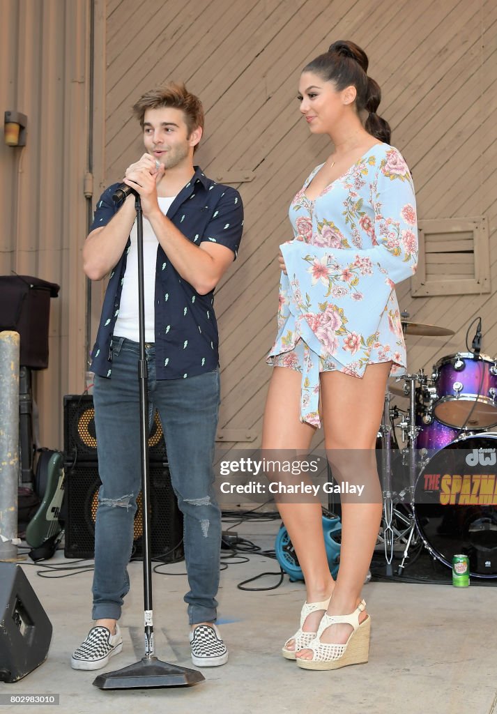 Actors Jack Griffo and Kira Kosarin celebrate the 100th episode of ...