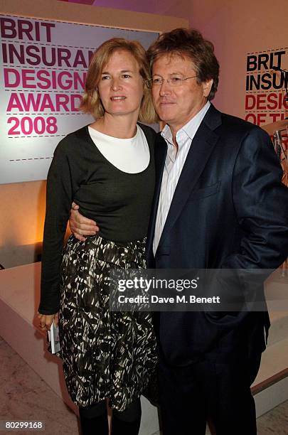 John Pawson and wife attend the Brit Insurance Design Awards, at the Design Museum on March 18, 2008 in London, England.