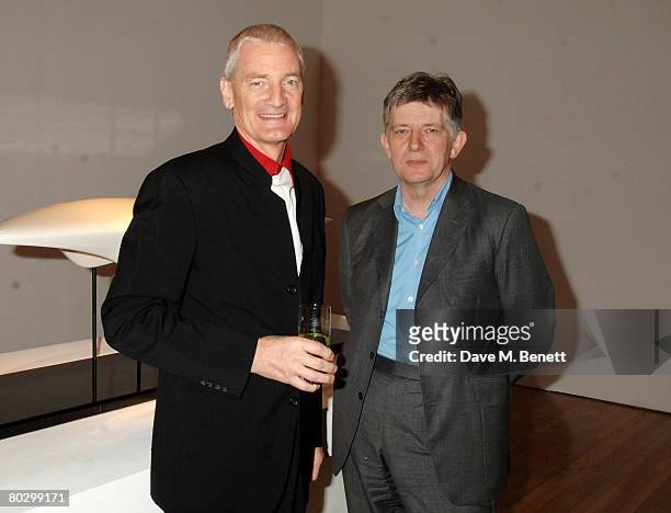 Sir James Dyson and Deyan Sudjic attend the Brit Insurance Design Awards, at the Design Museum on March 18, 2008 in London, England.