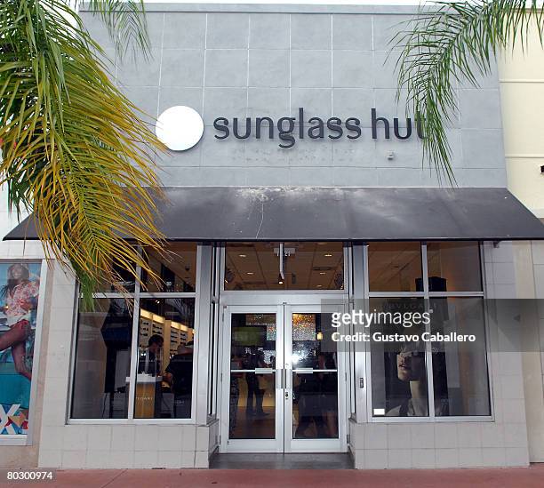 Atmosphere at the new Sunglass Hut store experience in partnership with GenArt's fifth year Fresh Faces in Fashion event on March 18, 2008 in Miami...