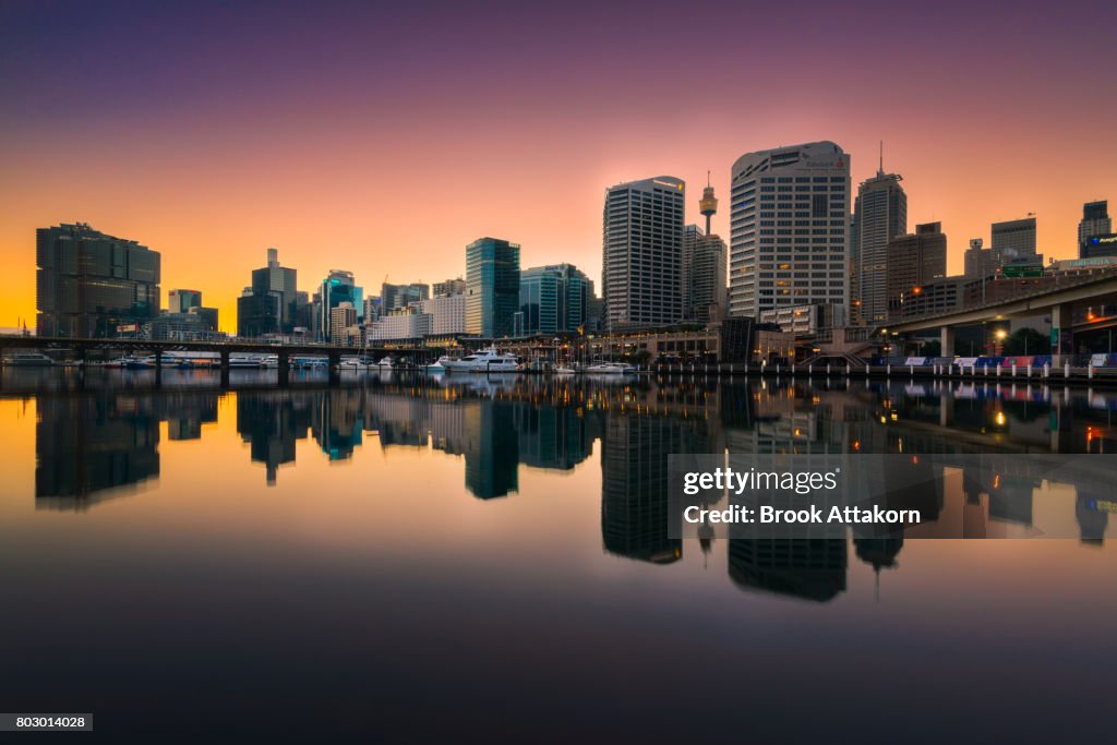 Darling Harbour reflection.