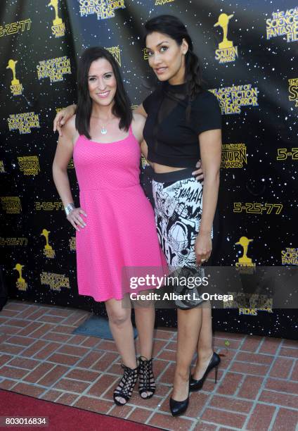 Jennifer Muro and Janina Gavankar attend the 43rd Annual Saturn Awards at The Castaway on June 28, 2017 in Burbank, California.