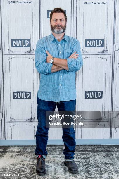 Nick Offerman discusses "Look & See" with the Build Series at Build Studio on June 28, 2017 in New York City.