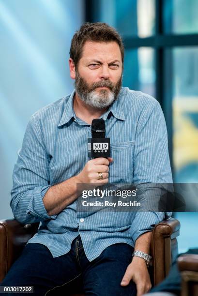 Nick Offerman discusses "Look & See" with the Build Series at Build Studio on June 28, 2017 in New York City.