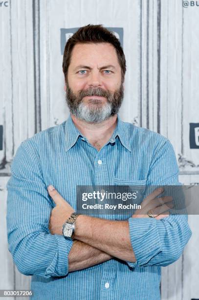 Nick Offerman discusses "Look & See" with the Build Series at Build Studio on June 28, 2017 in New York City.