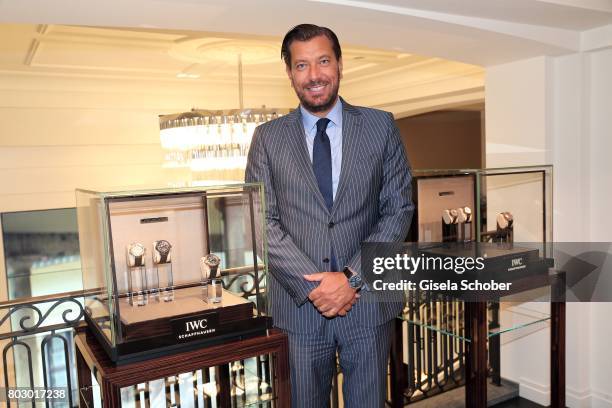 Henrik Ekdahl, Managing Director IWC Northern Europe attends the exclusive grand opening event of the new IWC Schaffhausen Boutique in Munich on June...