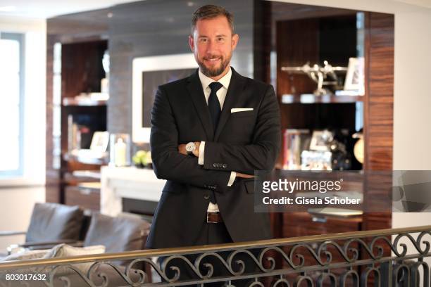 Alexander Schwenck, Director Marketing and Press Relation IWC Northern Europe attends the exclusive grand opening event of the new IWC Schaffhausen...