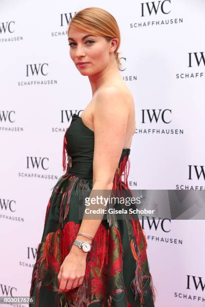 Blogger Lisa Banholzer attends the exclusive grand opening event of the new IWC Schaffhausen Boutique in Munich on June 28, 2017 in Munich, Germany.
