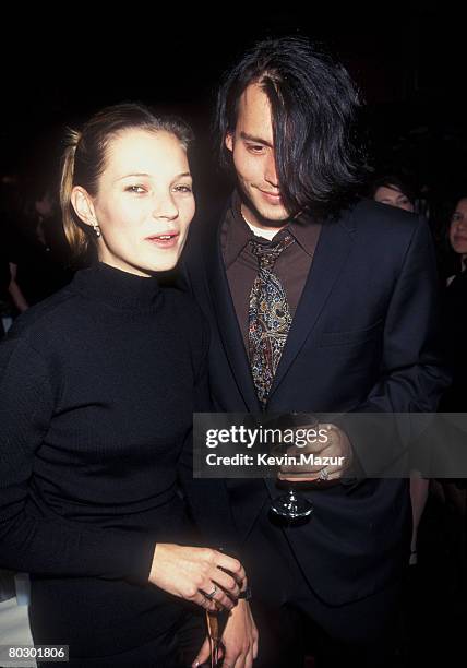 Kate Moss and Johnny Depp