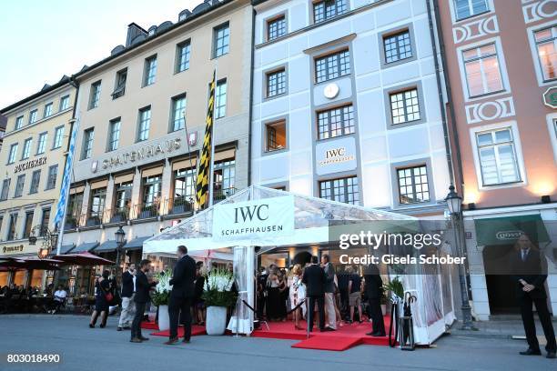 General view during the exclusive grand opening event of the new IWC Schaffhausen Boutique in Munich on June 28, 2017 in Munich, Germany.