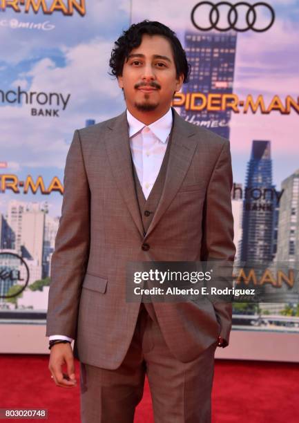 Tony Revolori attends the premiere of Columbia Pictures' "Spider-Man: Homecoming" at TCL Chinese Theatre on June 28, 2017 in Hollywood, California.