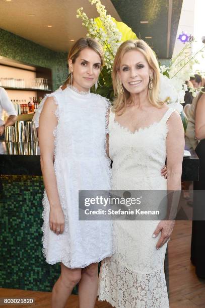 Alexis Alagem and Adele Alagem attend Waldorf Astoria Beverly Hills Grand Opening Cocktail Celebration on June 28, 2017 in Beverly Hills, California.