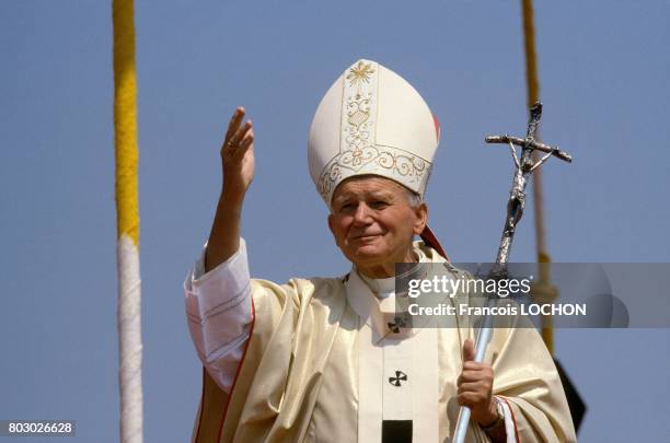 Pope John Paul II In Harare, Zimbabwe, on September 12, 1988.