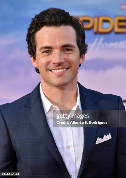 Ian Harding attends the premiere of Columbia Pictures' "Spider-Man: Homecoming" at TCL Chinese Theatre on June 28, 2017 in Hollywood, California.