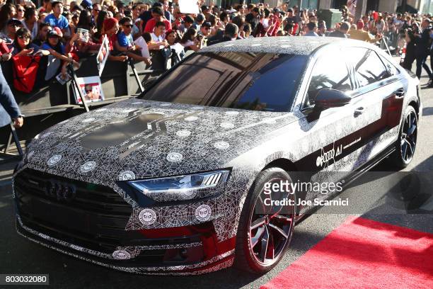 Audi A8 at the World Premiere of 'Spider-Man: Homecoming' hosted by Audi at TCL Chinese Theatre on June 28, 2017 in Hollywood, California.