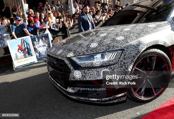 Audi A8 at the World Premiere of 'Spider-Man: Homecoming' hosted by Audi at TCL Chinese Theatre on June 28, 2017 in Hollywood, California.