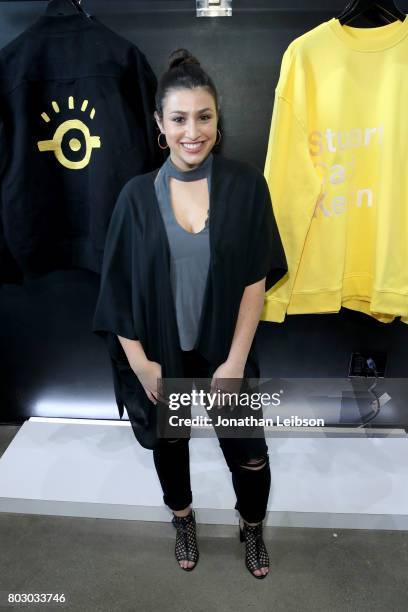 Dana Gaier attends the Puma x Minions Collaboration Launch at BAIT on June 28, 2017 in Los Angeles, California.