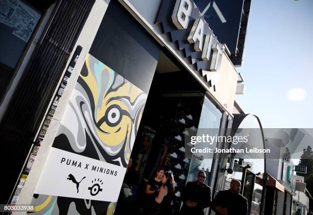 Guests attend the Puma x Minions Collaboration Launch at BAIT on June 28, 2017 in Los Angeles, California.