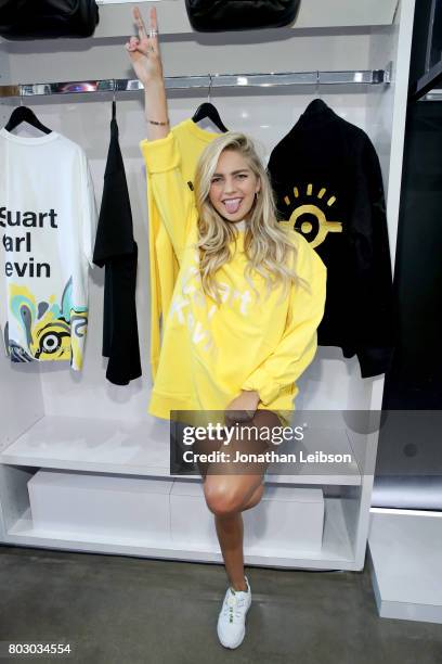 Madison Louch attends the Puma x Minions Collaboration Launch at BAIT on June 28, 2017 in Los Angeles, California.