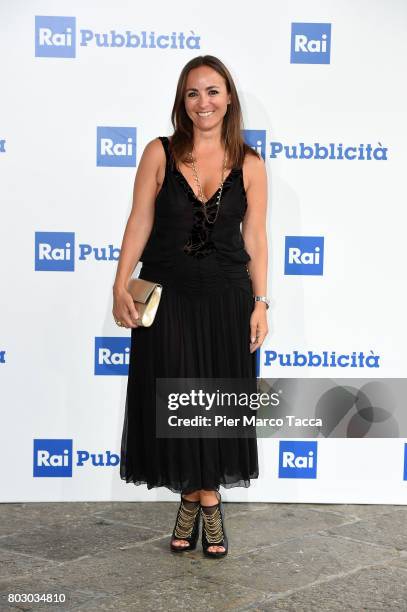 Camila Raznovich attends Rai show schedule presentation at Statale University of Milan on June 28, 2017 in Milan, Italy.