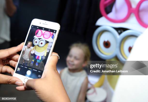 Guest attends the Puma x Minions Collaboration Launch at BAIT on June 28, 2017 in Los Angeles, California.