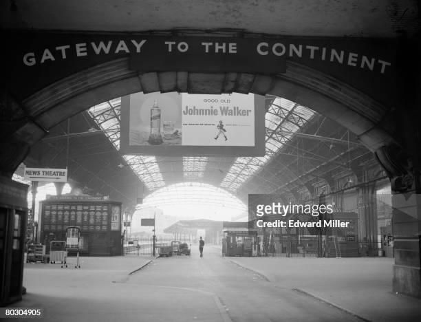 Victoria Station in London, the 'Gateway to the Continent', is closed due to a rail strike, 3rd October 1962.