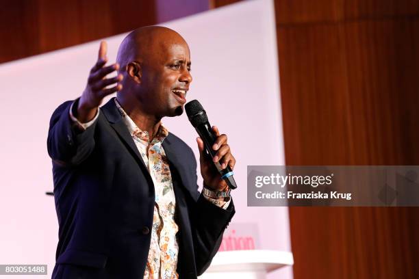 Yared Dibaba attends the Emotion Award at Laeiszhalle on June 28, 2017 in Hamburg, Germany.